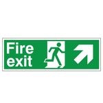 Fire Exit Sign - Fire exit up right